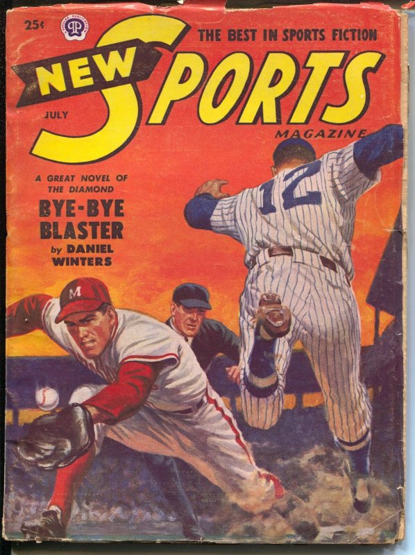 New Sports 7/1951-Popular-baseball-boxing-football-VG