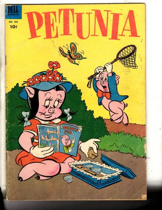 Four Color # 463 VG/FN Dell Golden Age Comic Book Petunia Porky Pig Looney T JL7