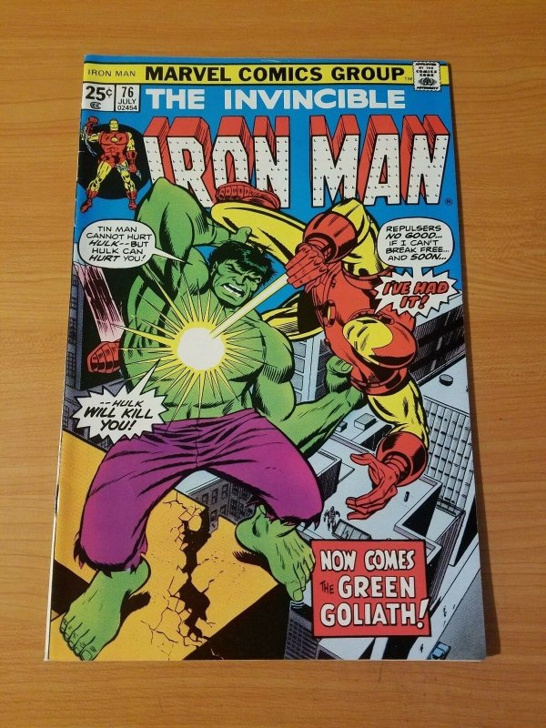 The Invincible Iron Man #76 ~ NEAR MINT NM ~ (1975, Marvel Comics)
