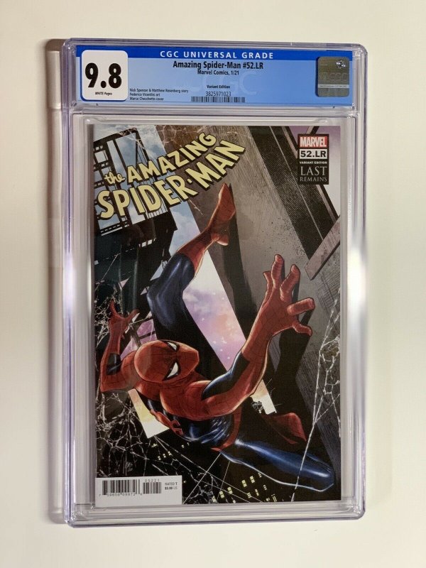 amazing spider-man 52.lr cgc 9.8 variant nauck 