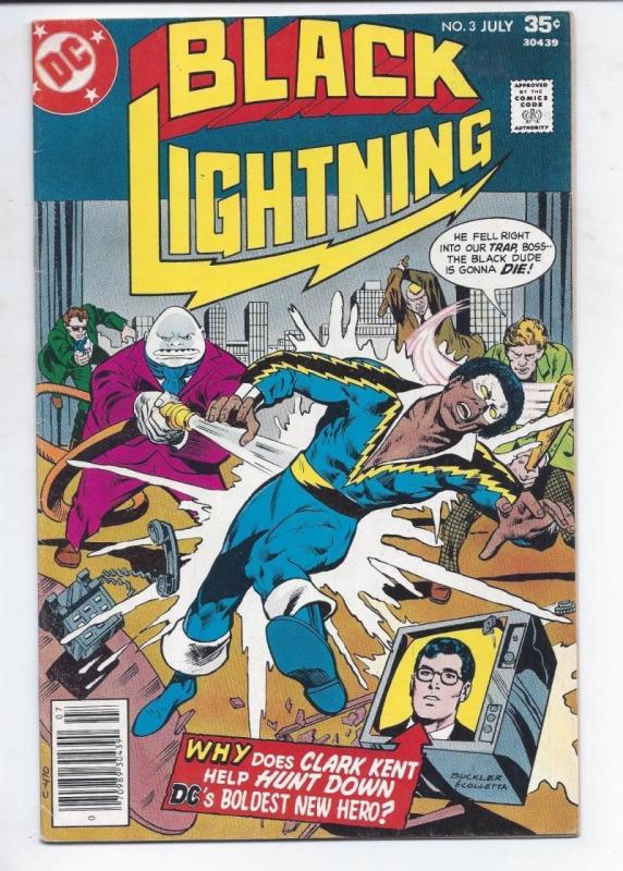 BLACK LIGHTNING #3, VF/NM, Bronze age, Isabella, 1977, more DC in store