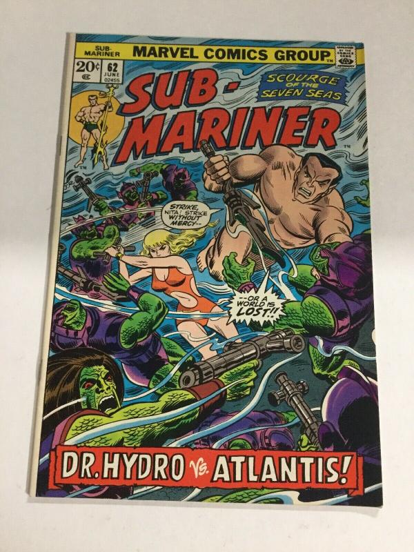 Sub-Mariner 62 Nm Near Mint Marvel Comics