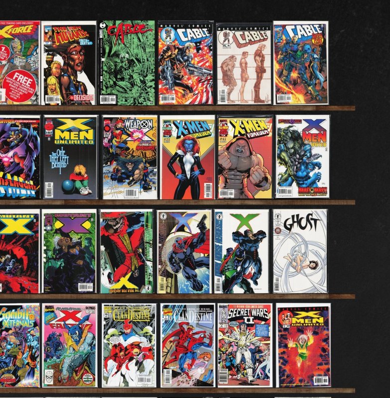 Huge Lot 150+ Comics with The Uncanny X-Men, Cable, Ghost, Supergirl & More!