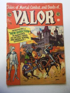 Valor #1 (1955) GD- Condition 2 1/2 spine split