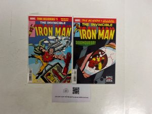 2 Iron Man Marvel Comic Books # 1 1 Red Guardian Spiderman Hulk Thor 61 JS65