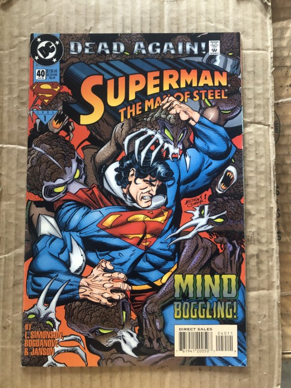 Superman: The Man of Steel #40 Direct Edition (1995)