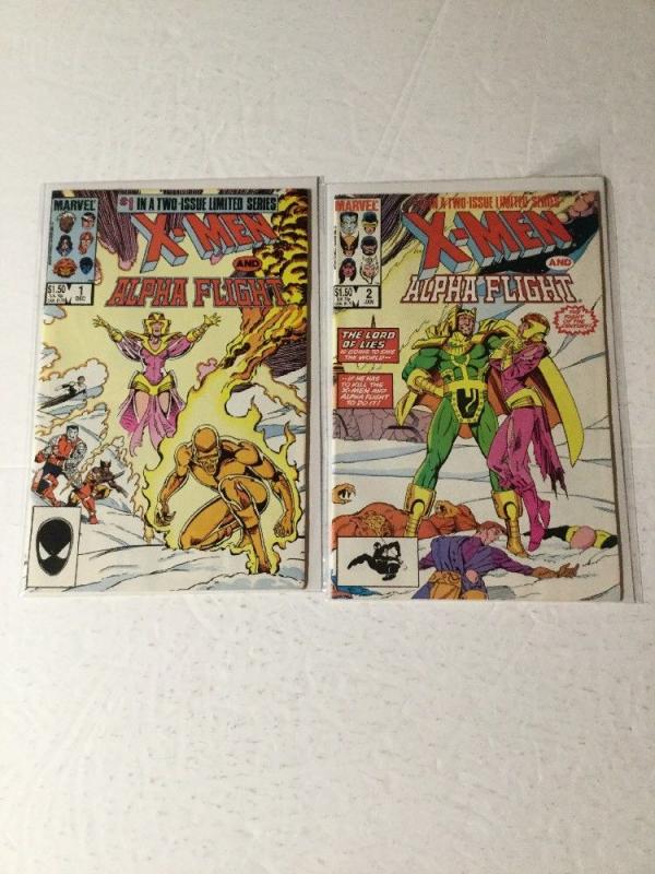 X-men And Alpha Flight 1 2 1-2 Nm Near Mint Marvel Comics