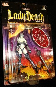 Brian Pulido's Lady Death II Action Figure by Clayburn Moore (Chaos, 1999)