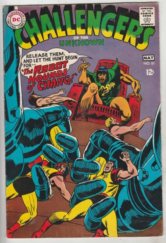 Challengers of the Unknown #61 (May-68) VF High-Grade Challengers of the Unkn...