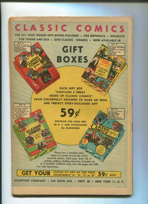 CLASSIC COMICS #24 (7.0) CONNECTICUT YANKEE HRN30