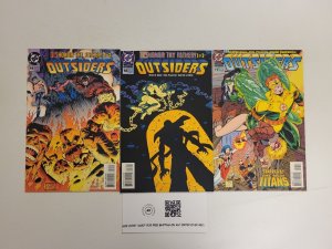 3 Outsiders DC Comic Books #17 18 19 35 TJ29
