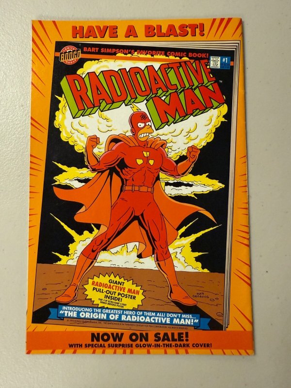 Bartman # 1 VF Bongo Comics Comic Book Homer Bart Lisa Marge 18 J249