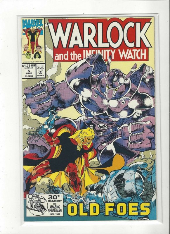 High Grade WARLOCK AND THE INFINITY WATCH 1st 1-8 Lot  Thanos Gamora NM