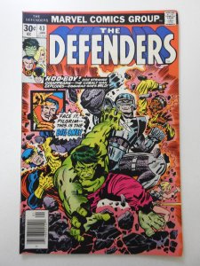 The Defenders #43 W/ Dr. Strange! Sharp VF Condition!