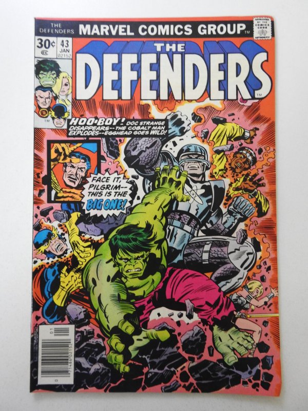 The Defenders #43 W/ Dr. Strange! Sharp VF Condition!