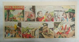 Roy Rogers Sunday Page by Al McKimson from 11/23/1952 Size 7.5 x 15 inches