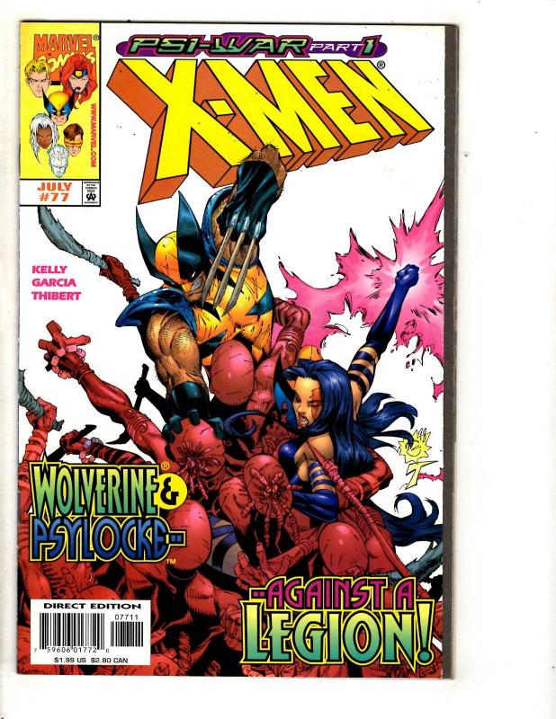 10 X-Men Marvel Comic Books # 68 69 70 71 72 73 74 75 76 77 Wolverine Storm CR51