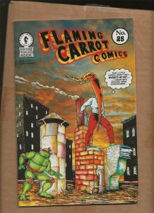 FLAMING CARROT COMICS #25  TEENAGE MUTANT NINJA TURTLES TMNT COVER