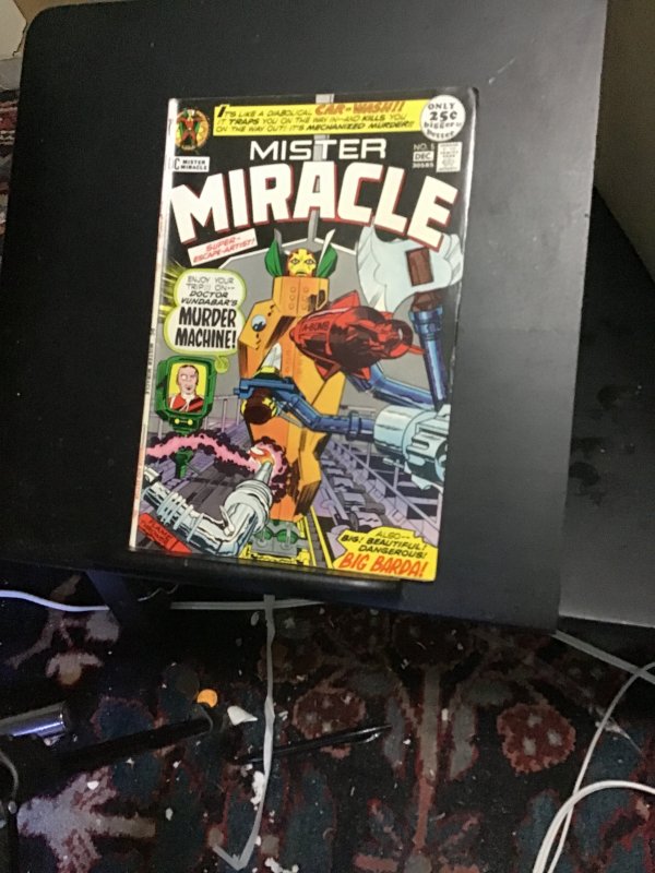 Mister Miracle #5 (1971) Big Barda! High-grade key! Giant size!VF/NM Oregon CERT
