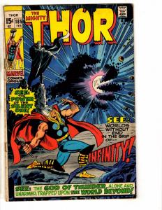 Mighty Thor # 185 FN Marvel Comic Book Silver Age Odin Loki Avengers Sif JG1