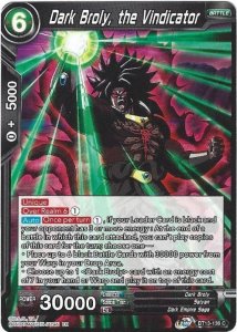 Dragon Ball Super CCG - Supreme Rivalry - Dark Broly the Vindicator