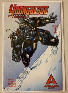 Youngblood Genesis #1 C Badrock Cover 8.0 VF Arcade Comics (2003)