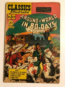 CLASSICS ILLUSTRATED 69 Around the World HRN 70 (FIRST EDITION) G+(ls,ds)