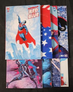 Superman: Red and Blue 8PC LOT #1-6 - Prestige/ Kevin Eastman Var (9.2) 2021