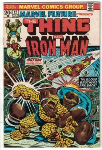 Marvel Feature (1st Series) #12 VG; Marvel | featuring The Thing and Iron Man