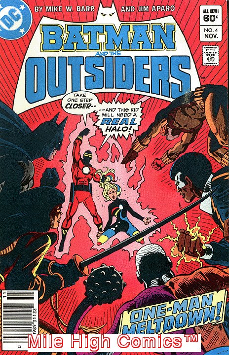 BATMAN AND THE OUTSIDERS (1983 Series)  (DC) #4 NEWSSTAND Very Fine Comics Book