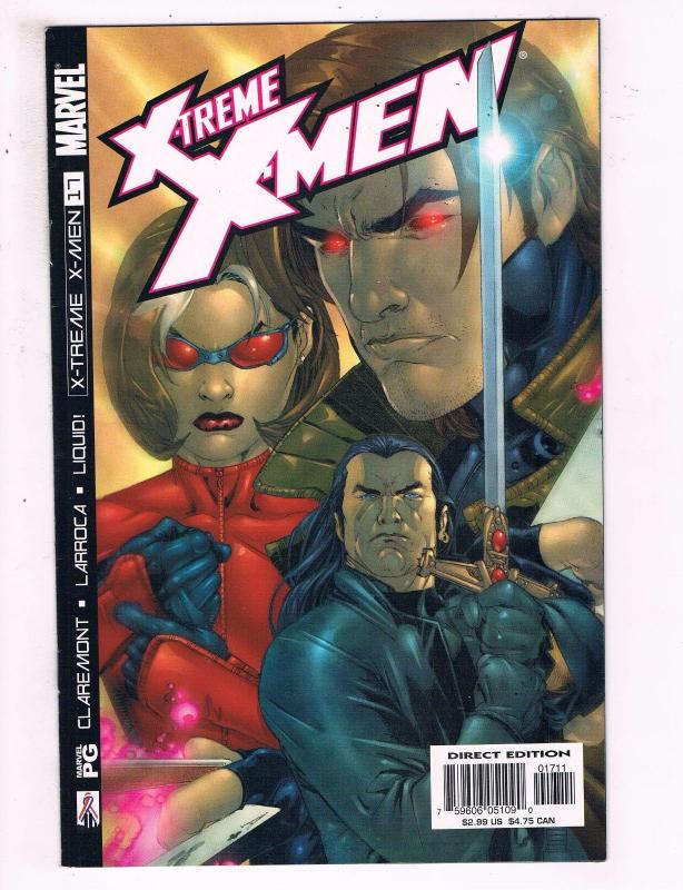 Lot Of 4 X-Treme X-Men Marvel Comic Books # 17 18 19 20 Wolverine Gambit CH4