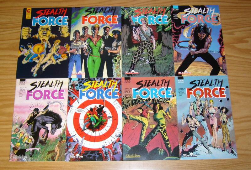 Stealth Force #1-8 VF/NM complete series - malibu comics - pat olliffe  eternity