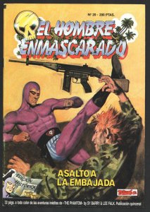 EL Hombre Enmascarado #20 1988-Colosus-Magazine format-Color interior-Spanish...