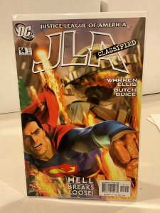 JLA Classified #14  9.0 (our highest grade)  2006  Warren Ellis!  Guice Art!