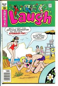 Laugh #320 1978-Archie-Betty-Veronica-swimsuit cover-VF