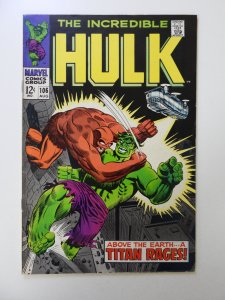 The Incredible Hulk #106 (1968) FN condition