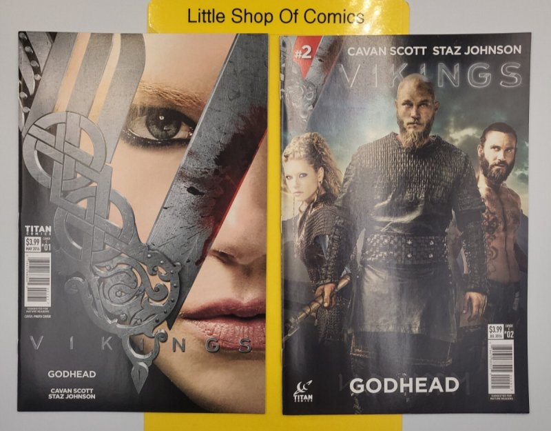 Vikings Godhead #1 2 3 4 1-4 Set Cover C Photo Variant 2016 Titan Comics