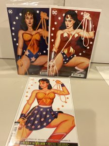 Wonder Woman Jenny Frison Variant Set! #s 82, 83, 751  9.0 (our highest grade)