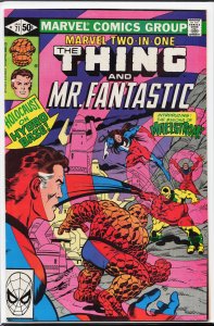 Marvel Two-in-One #71 (1981) Mister Fantastic [Key Issue]