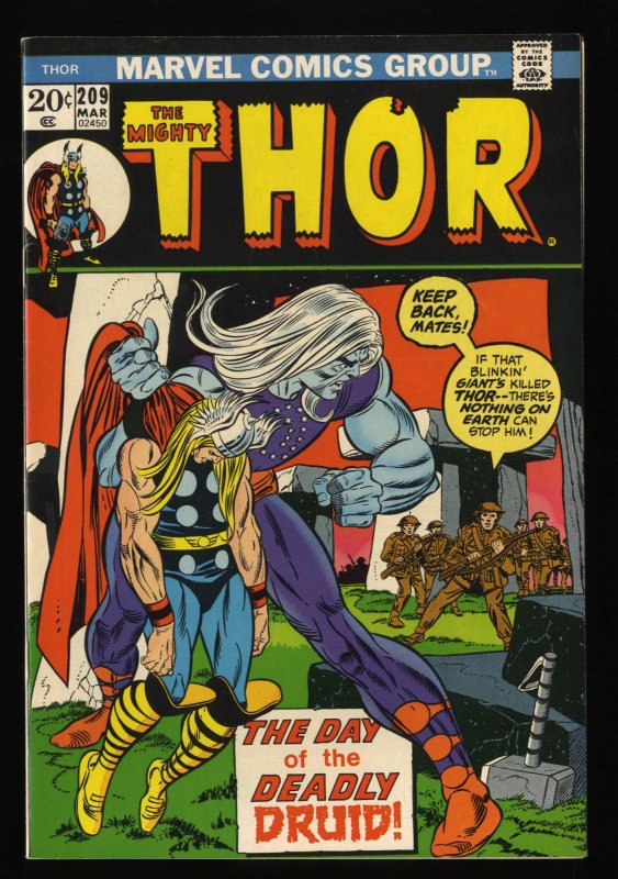 Thor #209 VF+ 8.5 Marvel Comics 1st Ultimus!