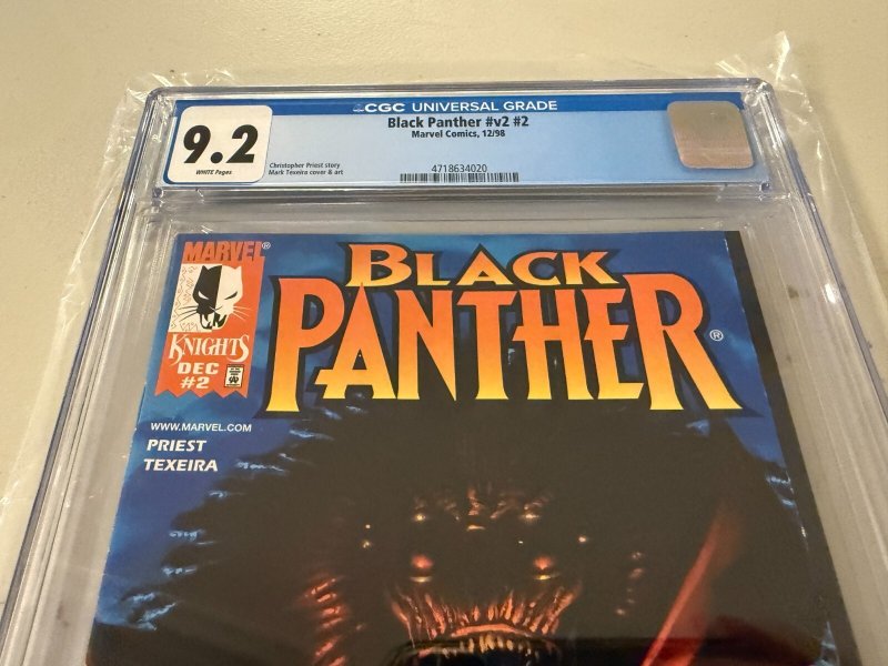 Black Panther # 2 Vol. # 2 CGC Graded 9.2 Marvel Comic Book 1998 Wakanda JH34