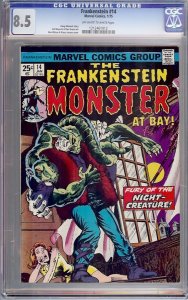 Frankenstein #14 (Marvel, 1975) CGC 8.5