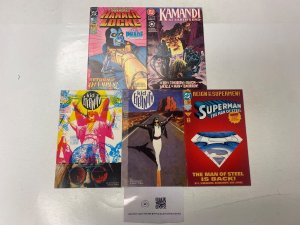 5 DC comic books Hammer Locke #2 Kamandi Kid Eternity #2 4 Man Steel #22 77 KM21