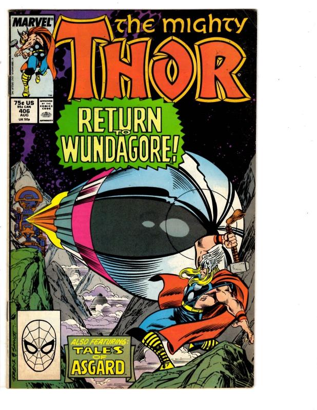 6 The Mighty Thor Marvel Comic Books # 400 402 403 404 405 406 Annihilus BH40