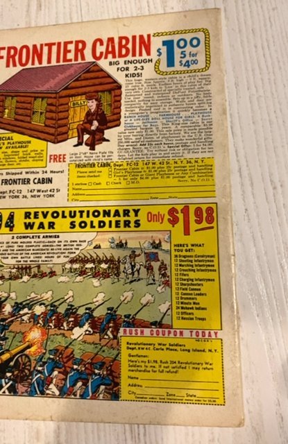 World's Finest Comics #117 (1961)superbatwan vs the creature chipping edges