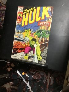 The Incredible Hulk #143 (1971) Mid-grade Doctor Doom key! FN Wow!