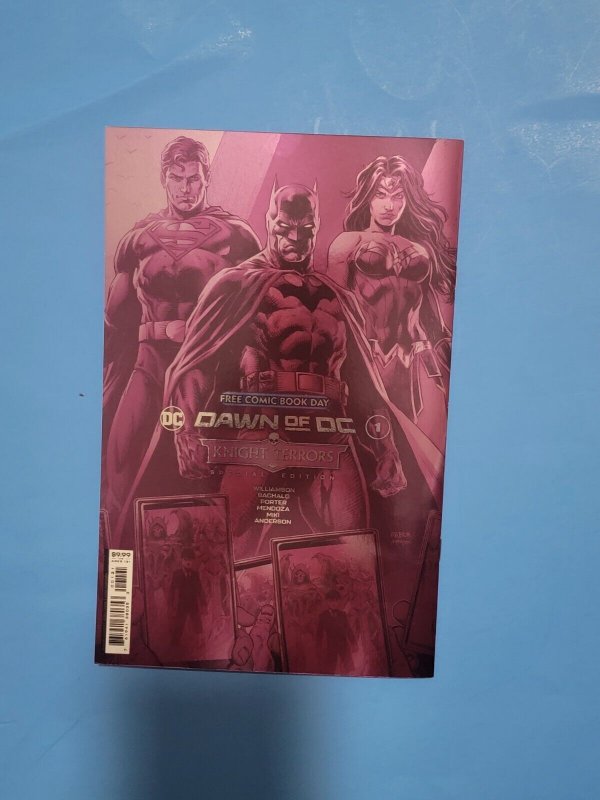 Dawn of DC Knight Terrors foil FCBD variant Jason Fabok NM unread