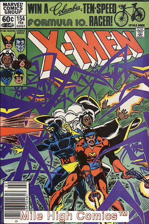 X-MEN  (1963 Series) (#1-113, UNCANNY X-MEN #114-544) ( #154 NEWSSTAND Fine