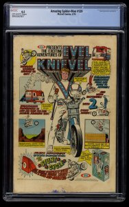 Amazing Spider-Man #129 CGC VG+ 4.5 Off White 1st Punisher!