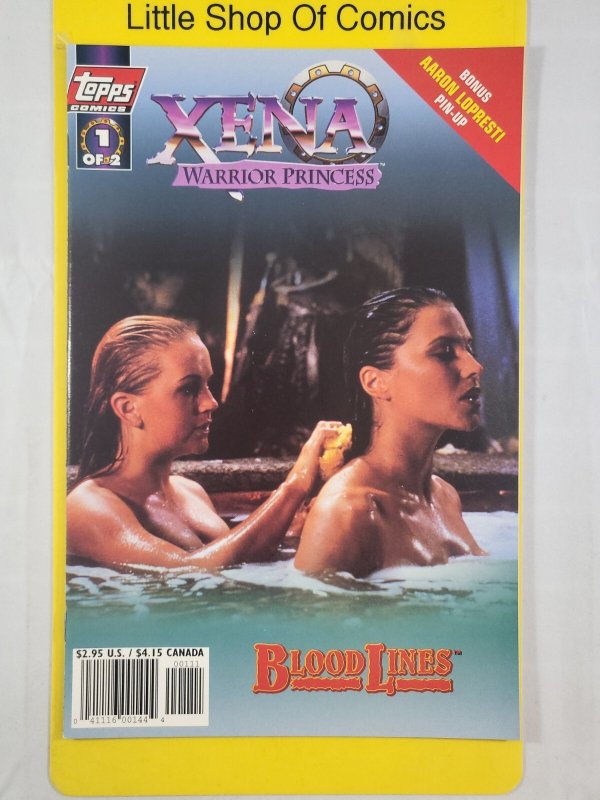 Xena Warrior Princess Blood Lines #1 & #2 Photo Covers 1998 Topps Comics